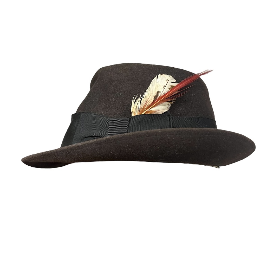 Knox New York Madison Ave Brown Fedora. Vintage. Dark brown.